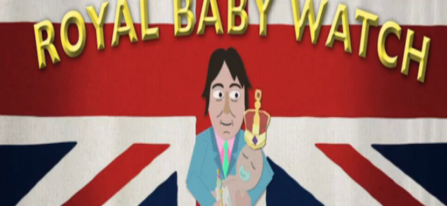 Video Licks: You MUST SEE Dave Hill’s “Royal Baby Watch”!