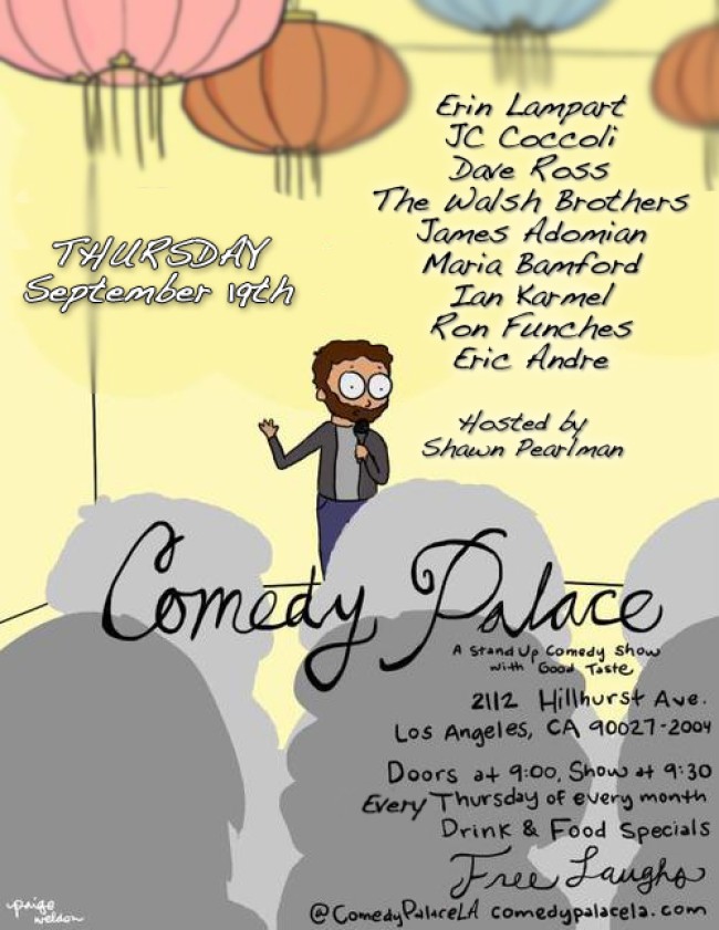 Quick Dish: Comedy Palace feat. James Adomian, Maria Bamford, & more TOMORROW