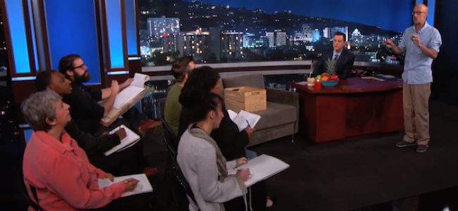 Video Licks: Chris Elliott Exposes his “Artistic” Side for Jimmy Kimmel