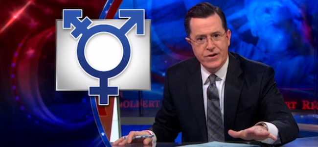 Video Licks: Stephen Colbert on Transgender Awareness