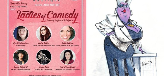 Quick Dish: FRIDAY The Pin-up Boutique Presents “The Ladies of Comedy” Show