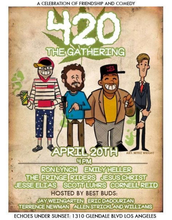 Quick Dish: This Sunday Seek Out “Comeditations” at 420:The Gathering
