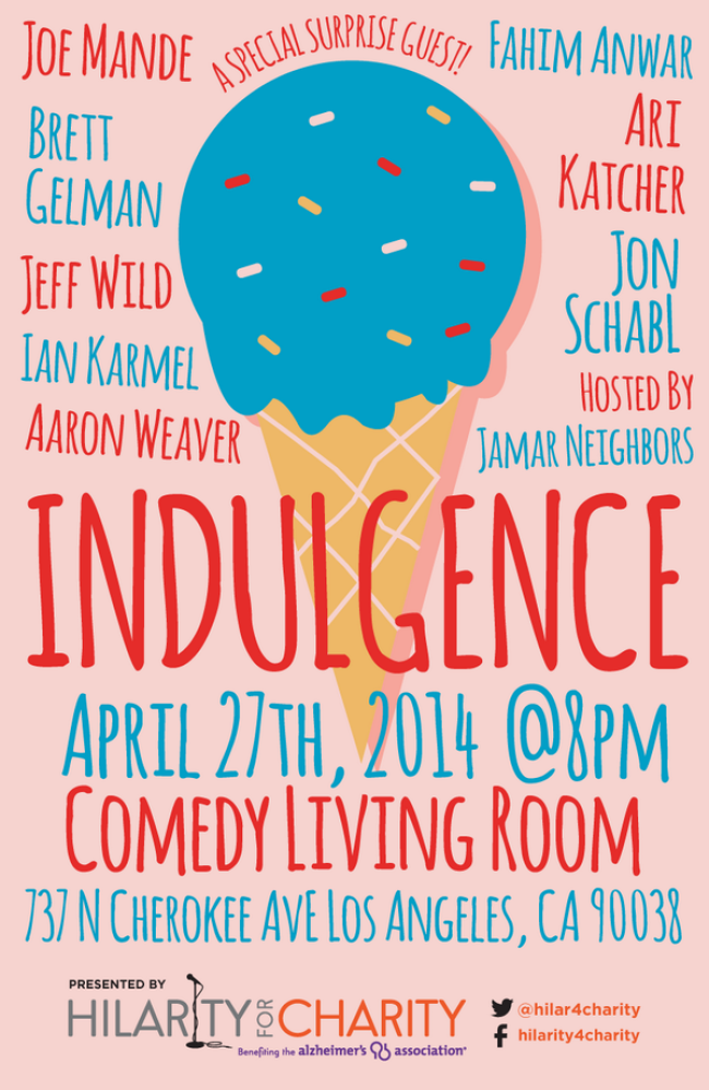 Quick Dish: Indulge in Comedy Living Room’s Benefit Show for Hilarity for Charity