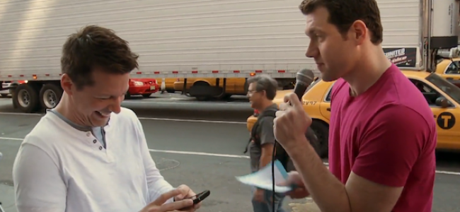 Video Licks: Find Out the Most Famous Person Sean Hayes Can Call on ‘Billy on the Street’