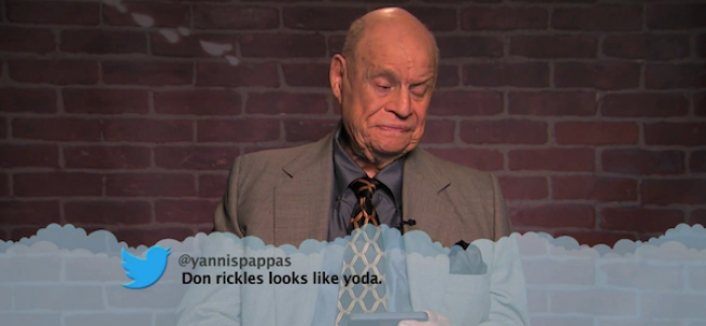 Video Licks: Watch Another Edition of “Celebrities Read Mean Tweets”