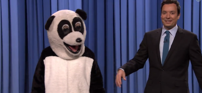 Video Licks: The True Identity of Hashtag The Panda is Revealed on The Tonight Show