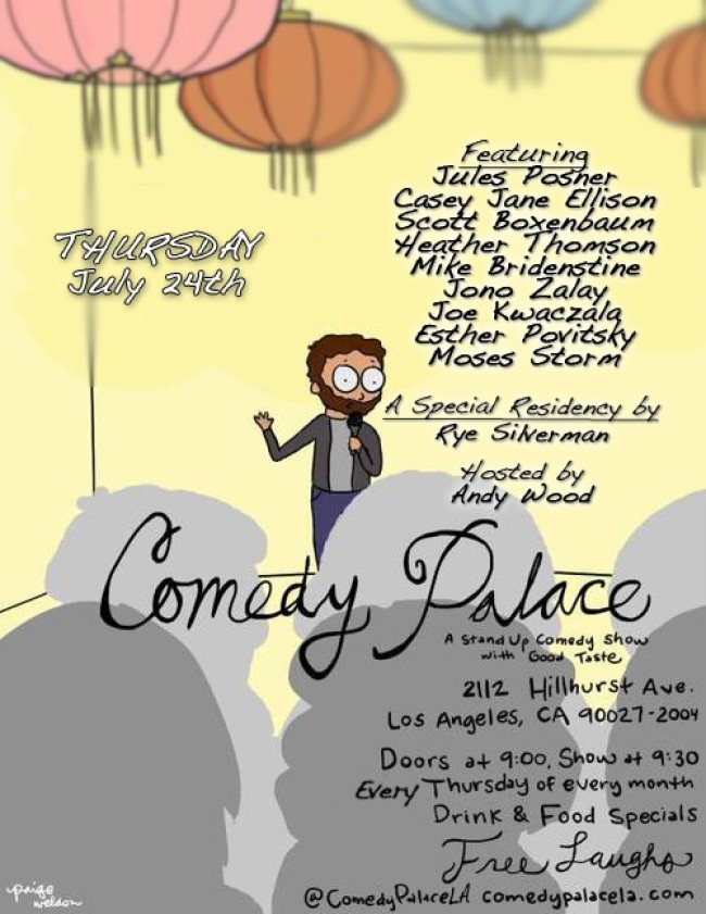 Quick Dish: TONIGHT Have a Ball at Comedy Palace LA