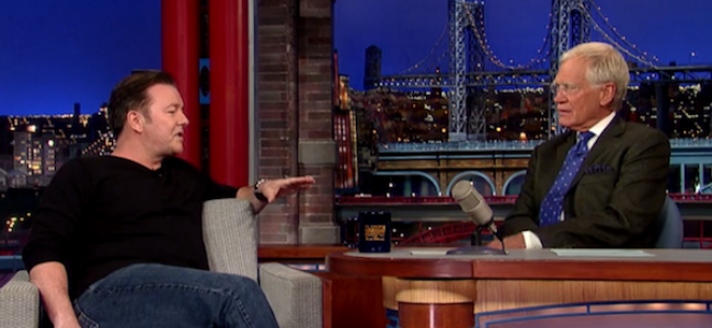Video Licks: Ricky Gervais Talks Dave’s Retirement on The Late Show