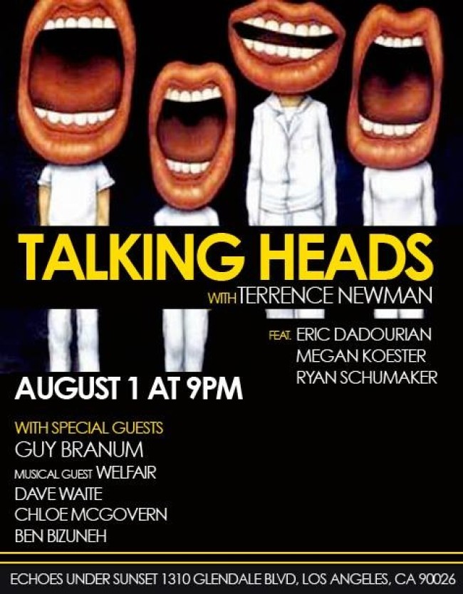 Quick Dish: Get In the TALKING HEADS Spirit Tomorrow at Echoes Under Sunset