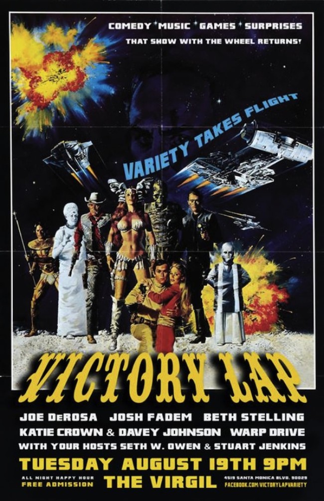 Quick Dish: Take A VICTORY LAP This Month Aug 19th at The Virgil