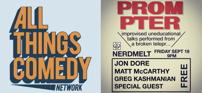 Quick Dish: Don’t Miss The ATC Live Podcast and Prompter TOMORROW at NerdMelt