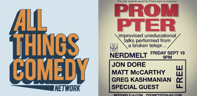 Quick Dish: Don’t Miss The ATC Live Podcast and Prompter TOMORROW at NerdMelt