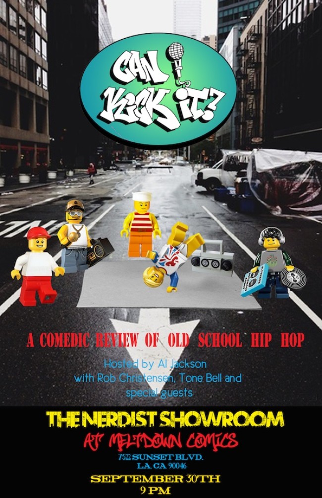 Quick Dish: Come Get Your Hip Hop On TUESDAY 9.30 at CAN I KICK IT?