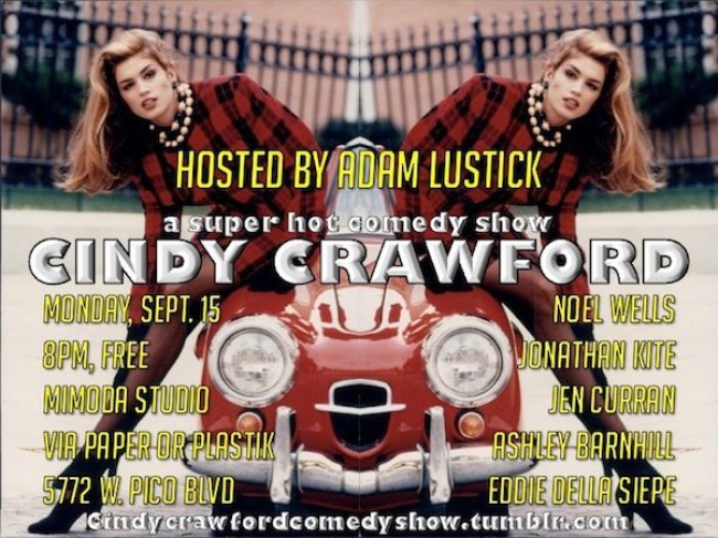Quick Dish: CINDY CRAWFORD, The Super HOT Comedy Show Shines Monday 9.15