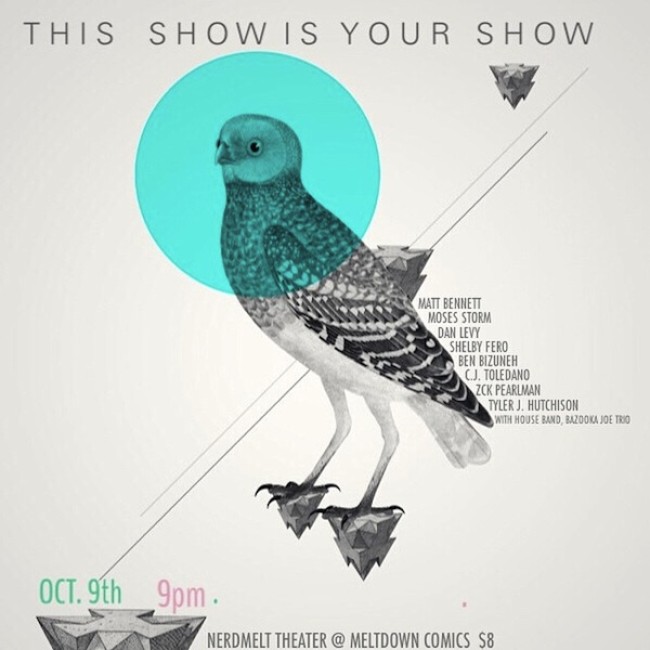 Quick Dish: It’s Time for This Show Is Your Show TONIGHT 10.9 at NerdMelt