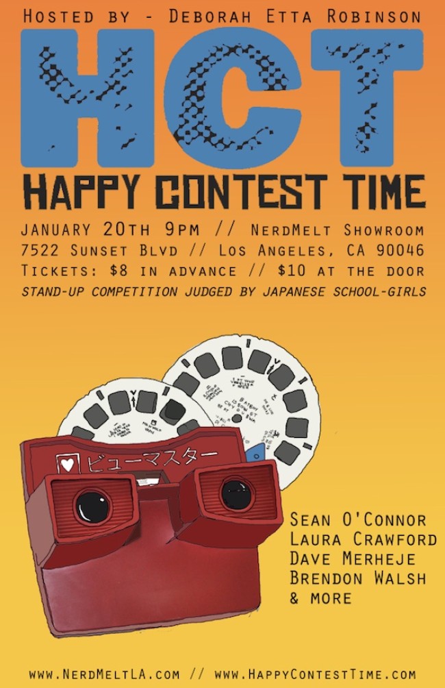 Quick Dish: Happy Happy HAPPY CONTEST TIME January 20 at NerdMelt