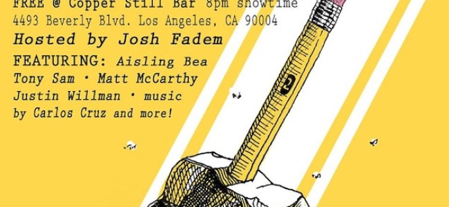 Quick Dish: TONIGHT 2.25 It’s A New Stand-Up Show at Copper Still Bar