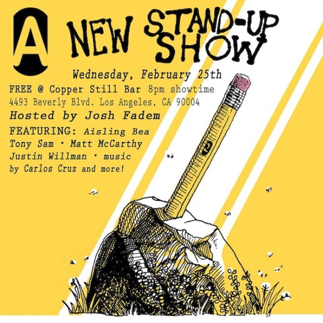 Quick Dish: TONIGHT 2.25 It’s A New Stand-Up Show at Copper Still Bar