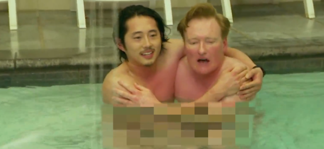 Video Licks: Watch CONAN and Walking Dead’s Steve Yeun Endure a Korean Spa