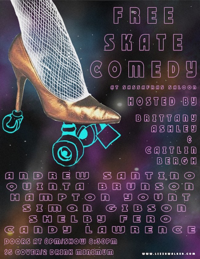 Quick Dish: Beat the Post Award Show Blues with FREE SKATE  Tuesday 2.24 at Sassafras Saloon