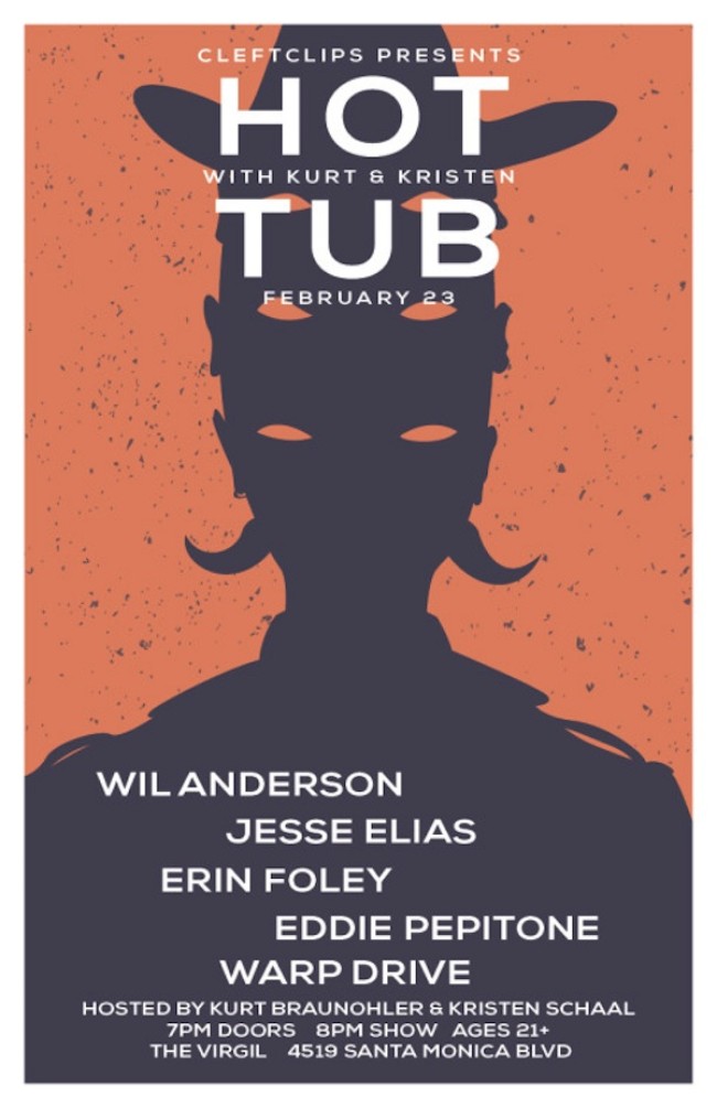 Quick Dish: Beat the Winter Gloom with Some HOT TUB  Tonight 2.23 at The Virgil