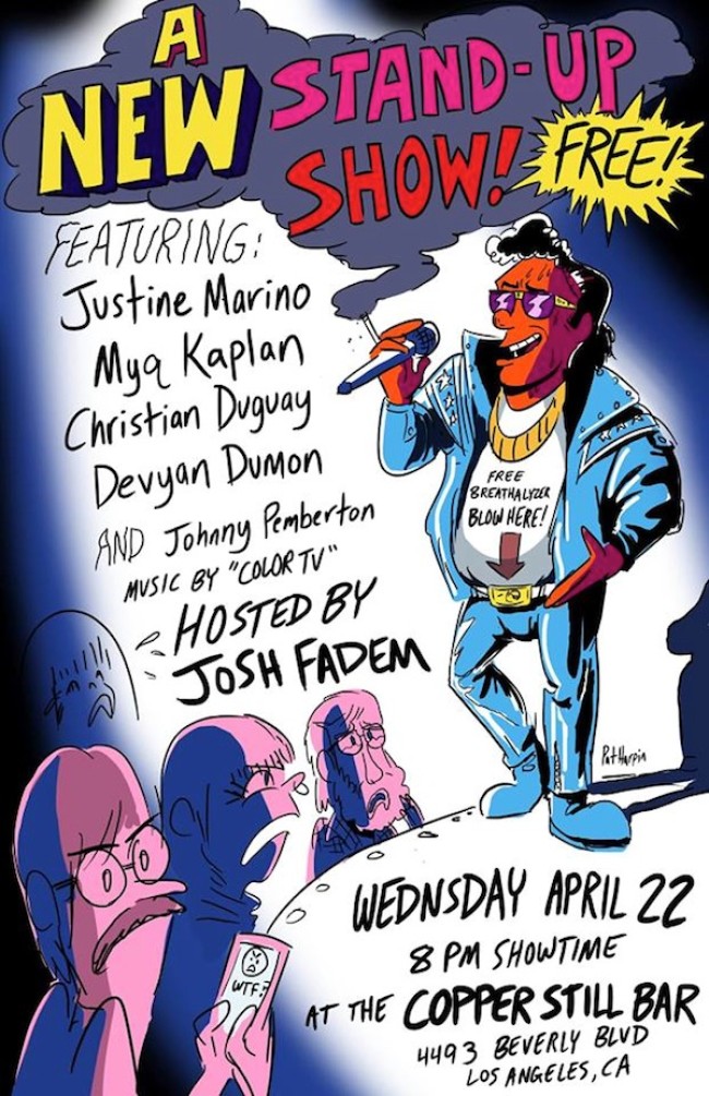 Quick Dish: A New Stand-Up Show For A New You TONIGHT 4.22 at Copper Still Bar