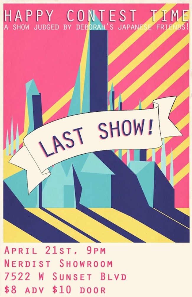 Quick Dish: DON’T MISS Happy Contest Time’s Last Show at NerdMelt 4.21