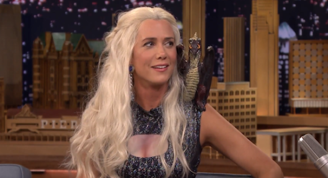 Video Licks: The Mother of Dragons joins Fallon on <em>The Tonight Show</em>