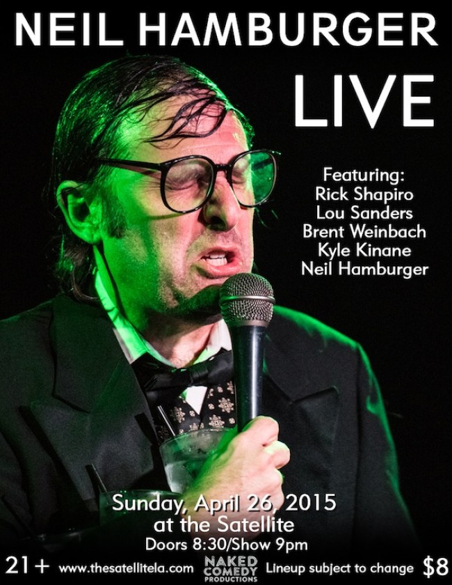 Quick Dish: Neil Hamburger LIVE 4.26 at The Satellite LA