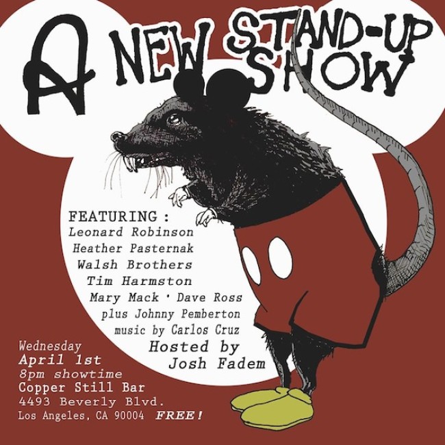 Quick Dish: No Foolin, It’s A NEW STAND-UP SHOW TONIGHT 4.1 at  Copper Still Bar