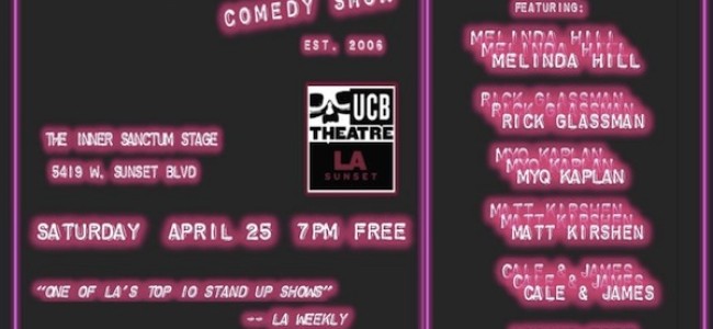 Quick Dish: What’s Up Tiger Lily? Tomorrow 4.25 at UCB Sunset