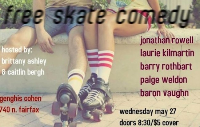 Quick Dish: FREE SKATE Tonight 5.27 at Genghis Cohen