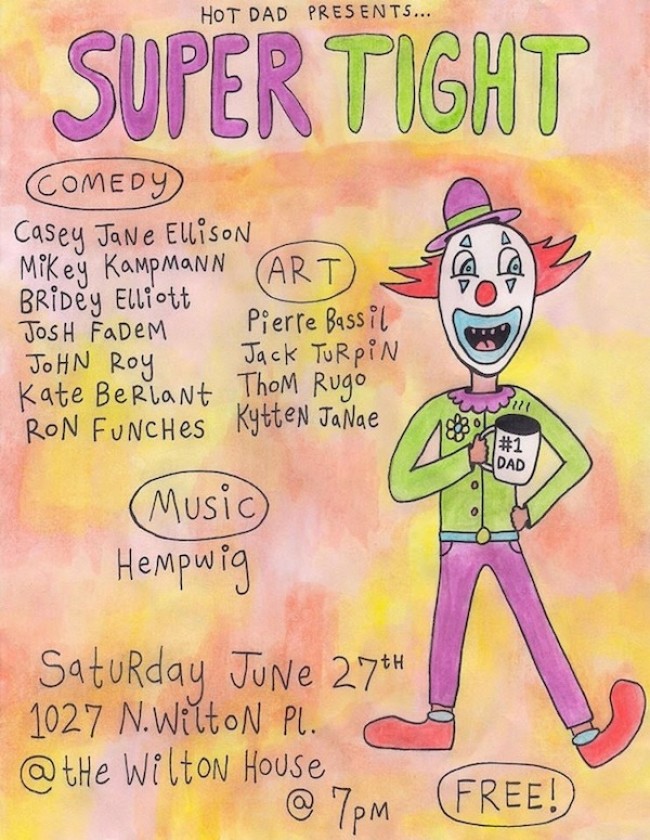 Quick Dish: Join The Backyard Comedy Party 6.27 at SUPER TIGHT