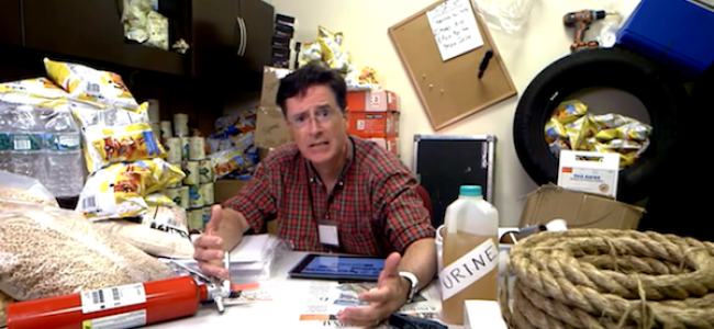 Video Licks: The News Gets Real For Stephen Colbert, Kinda