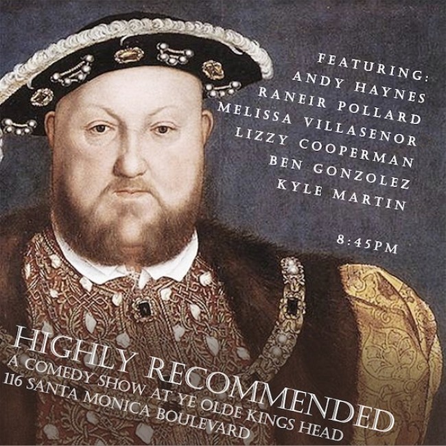 Quick Dish: Don’t Miss The FINAL Highly Recommended Show TONIGHT 7.30 at Ye Olde King’s Head
