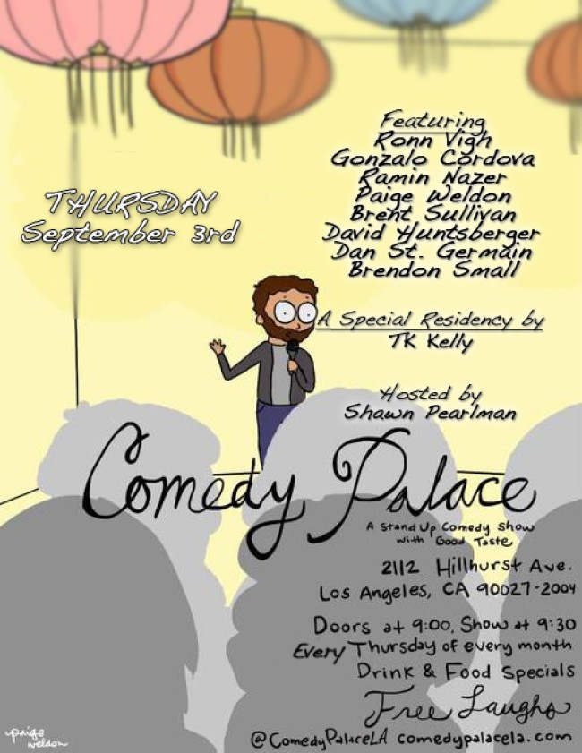 Quick Dish: Get The Laughs On at COMEDY PALACE Tonight 9.3
