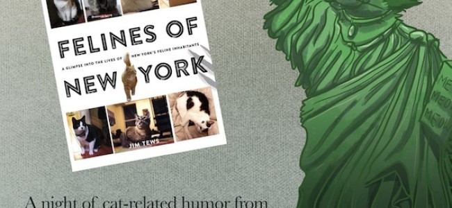 Tasty News: “Felines of New York” Book Event 11.22 at Littlefield in Brooklyn
