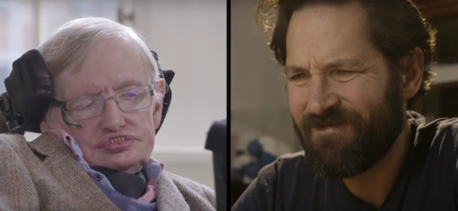 Video Licks: Paul Rudd and Stephen Hawking Get Entangled In A Game of Quantum Chess