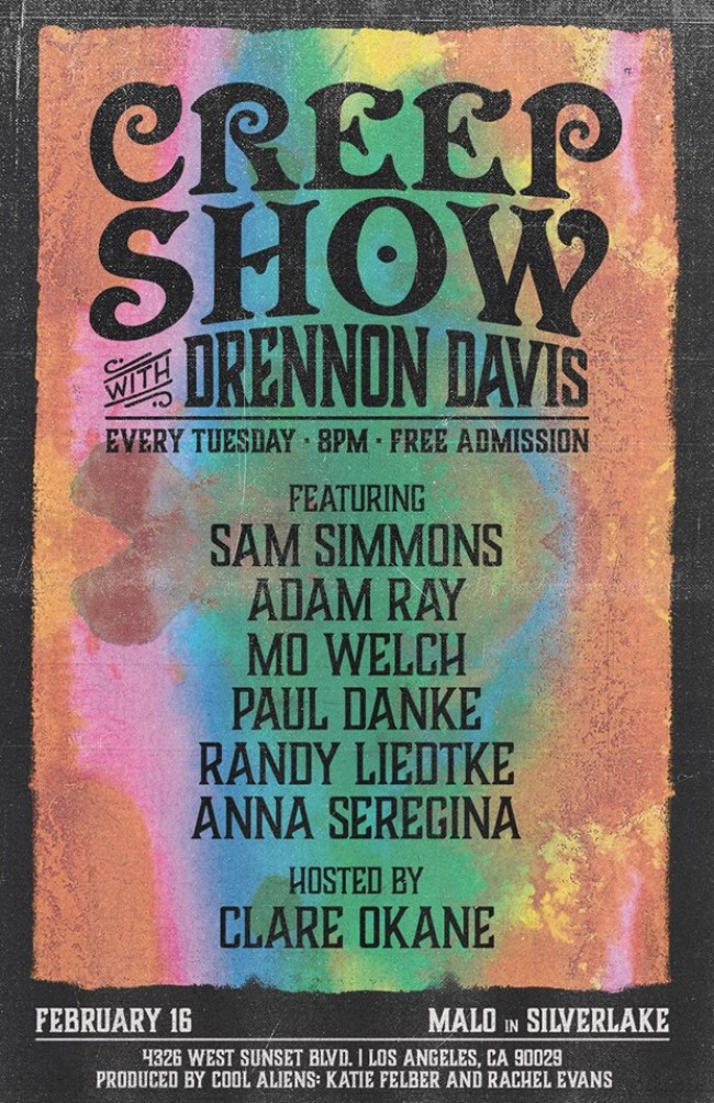 Video Licks: CREEP Up Your Tuesday 2.16 with Sam Simmons, Mo Welch & MORE!