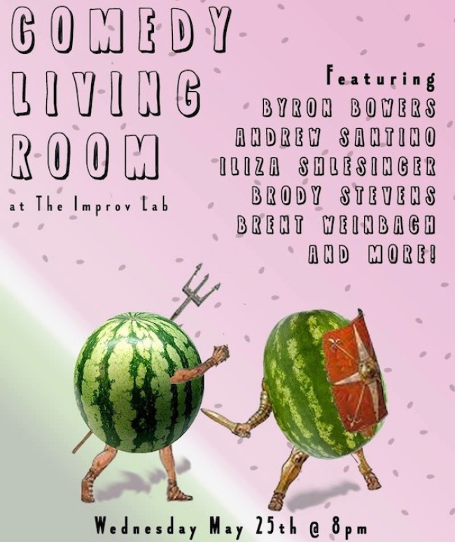 Quick Dish: COMEDY LIVING ROOM Tomorrow 5.25 at The Improv
