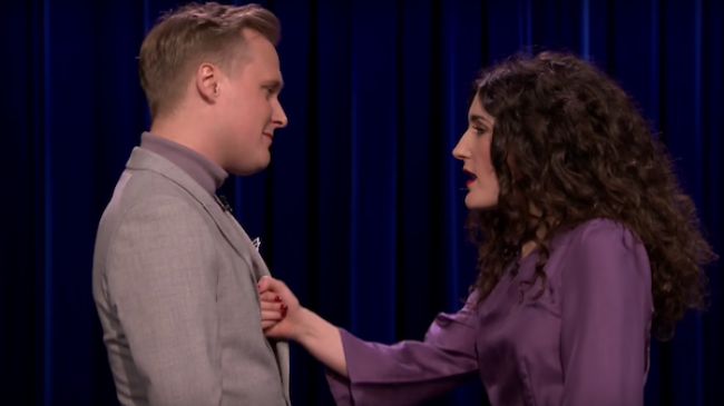 Video Licks: Watch KATE BERLANT and JOHN EARLY Masterfully “Waste Time” During Their Late Night Stand-Up Debut