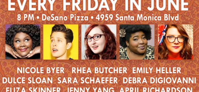 Tasty News: SAUCE Comedy’s PIZZA COVEN COMEDY FEST This June at DeSano Pizza