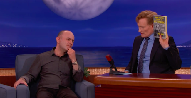 Video Licks: TODD BARRY Talks to CONAN About His Tour Diary & The “Joy” of Home Organization