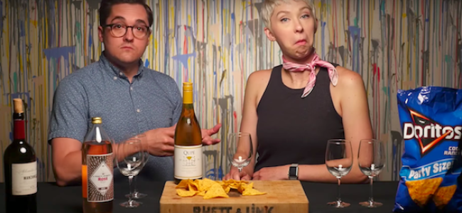 Video Licks: THIS IS MYTHICAL Brings in A Bonafide Sommelier for Some “Junk Food Wine Pairing”