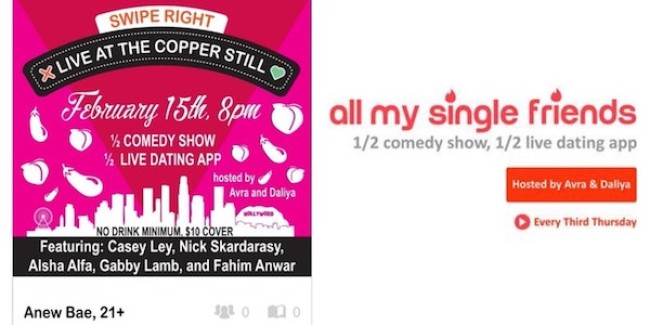 Quick Dish LA: Love Is in The Air for ALL MY SINGLE FRIENDS 2.15 at The Copper Still