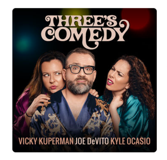 Tasty News: A Trio of Sweet Tracks from THREE’S COMEDY ft. Vicky Kuperman, Joe DeVito & Kyle Ocasio OUT NOW