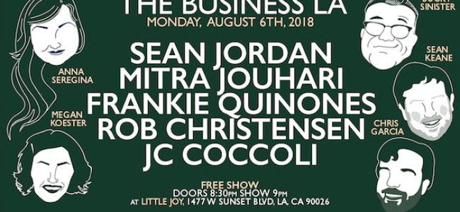Quick Dish LA: THE BUSINESS 8.6 at Little Joy Hosted by Megan Koester