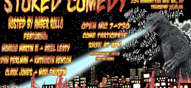 Quick Dish NY: STOKED Comedy Show 10.11 at Ceremony in Williamsburg