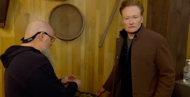 Video Licks: Conan O’Brien Creates the “Conan Brew” at The Samuel Adams Brewery in Boston