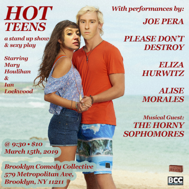 Quick Dish NY: TOMORROW at Brooklyn Comedy Collective The HOT TEENS Are Back